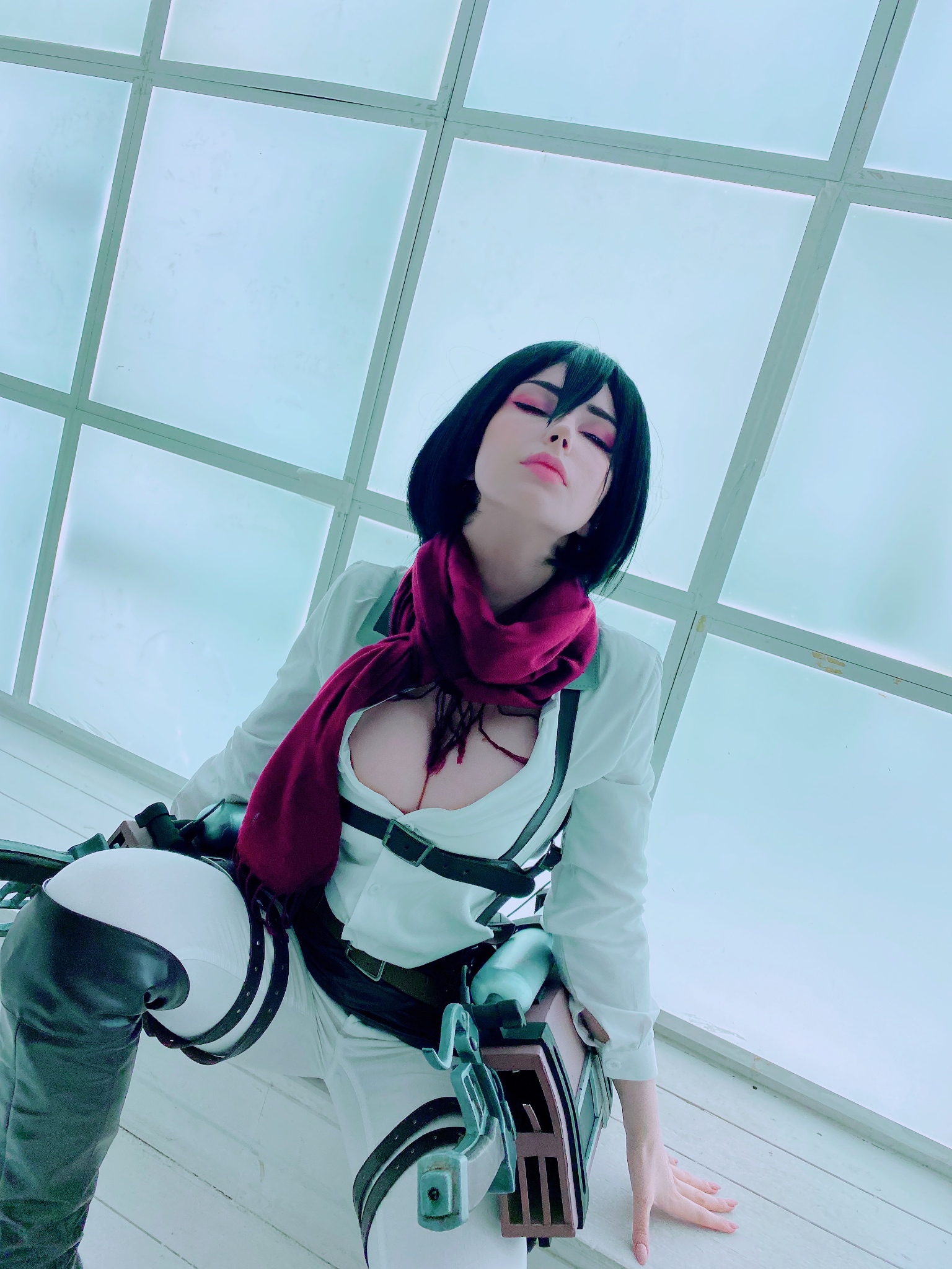 Вожделенный cosplay Mikasa by Oichi leak patreon