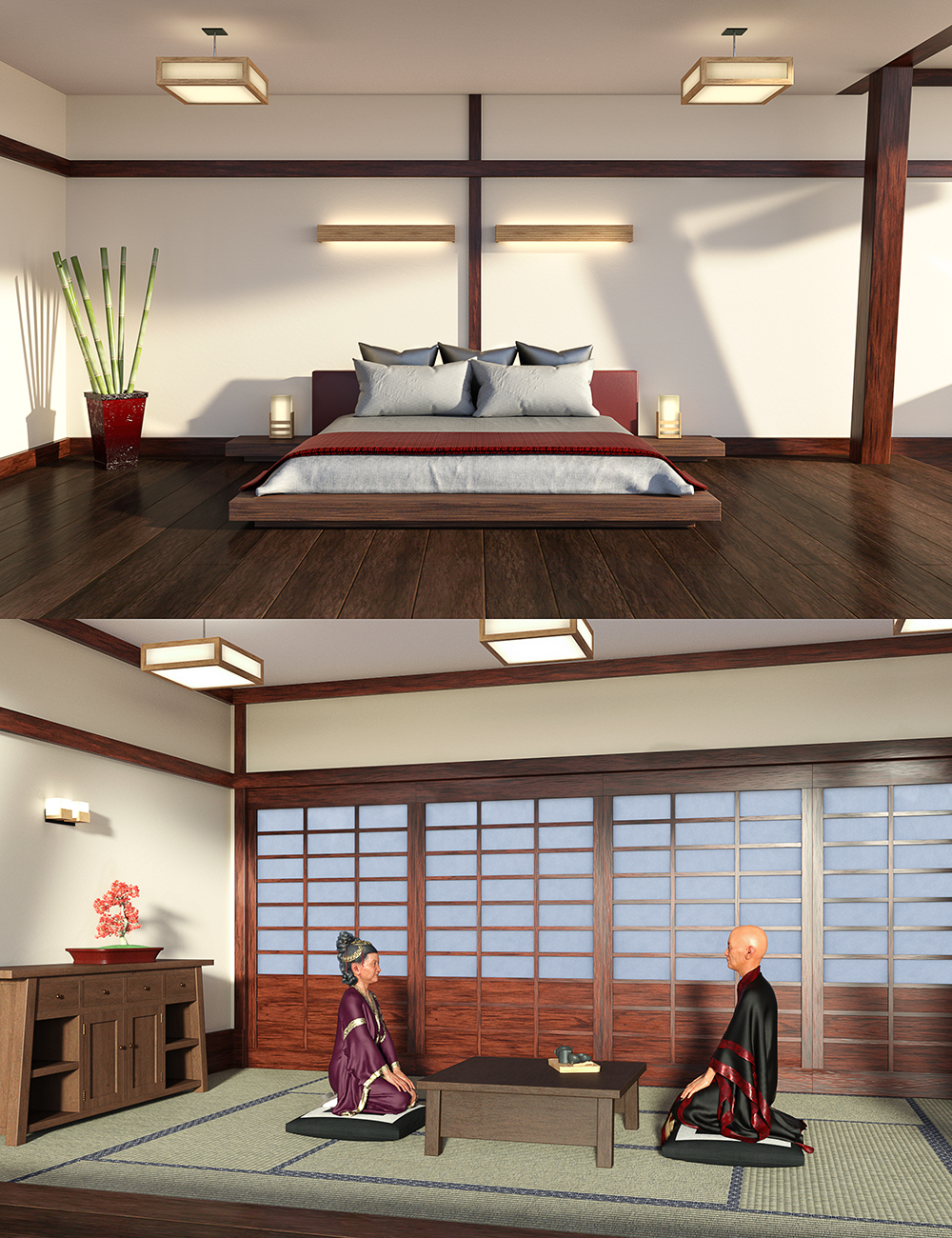 DD Japanese Bedroom